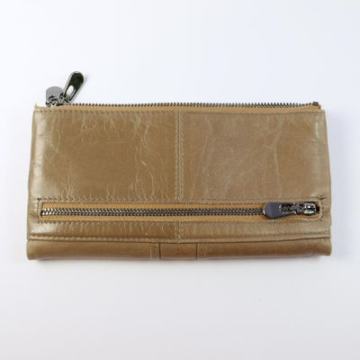 Roulens Beige Leather Large Purse
