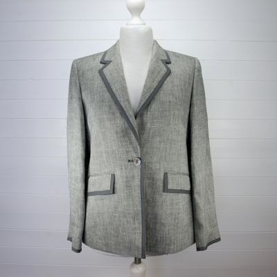 Monsoon Ladies Jacket Grey Linen