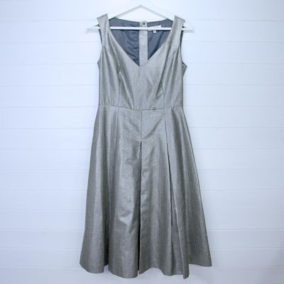 Jasper Conran Ladies Formal Party Dress Silver Size 8