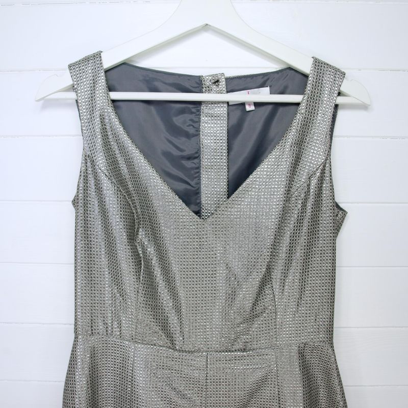 Jasper Conran Ladies Formal Party Dress Silver Size 8