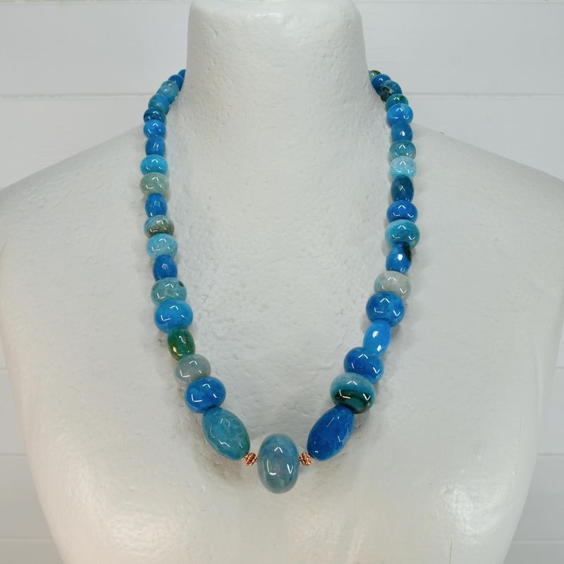 Gemstone Bead Statement Necklace