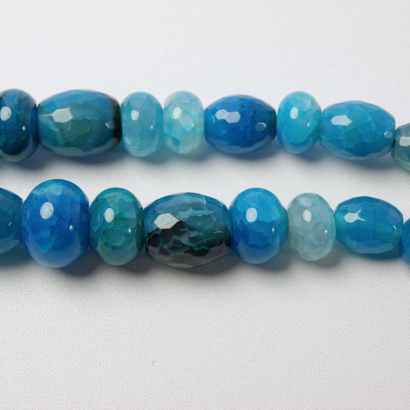 Huge Blue Gemstone Bead Statement Necklace