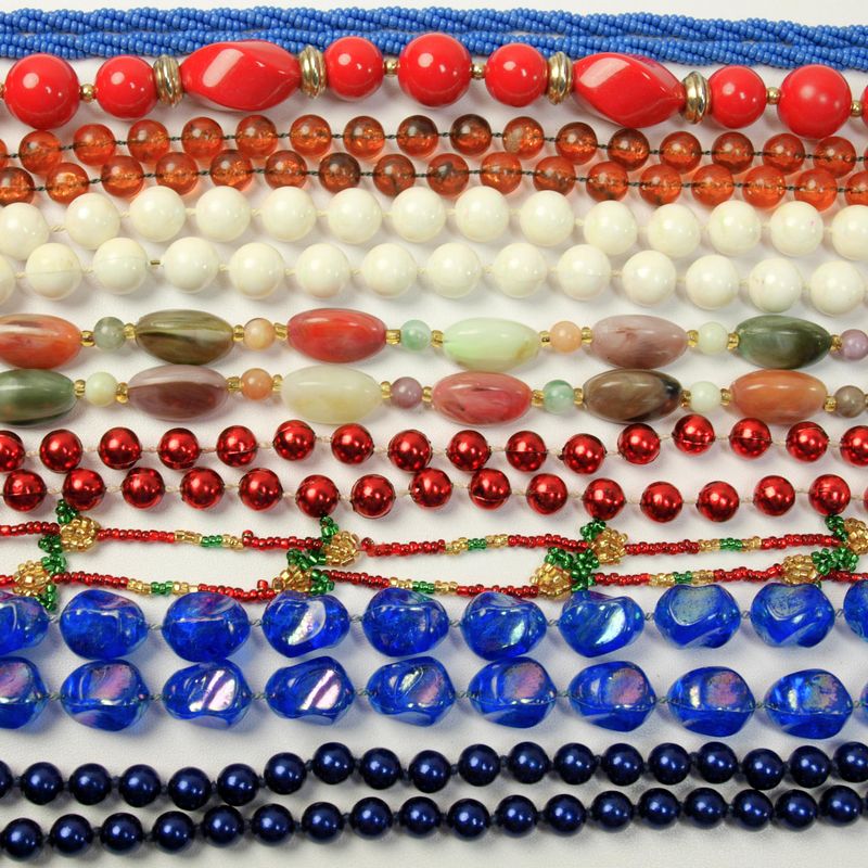 Vintage Plastic Necklaces Lot