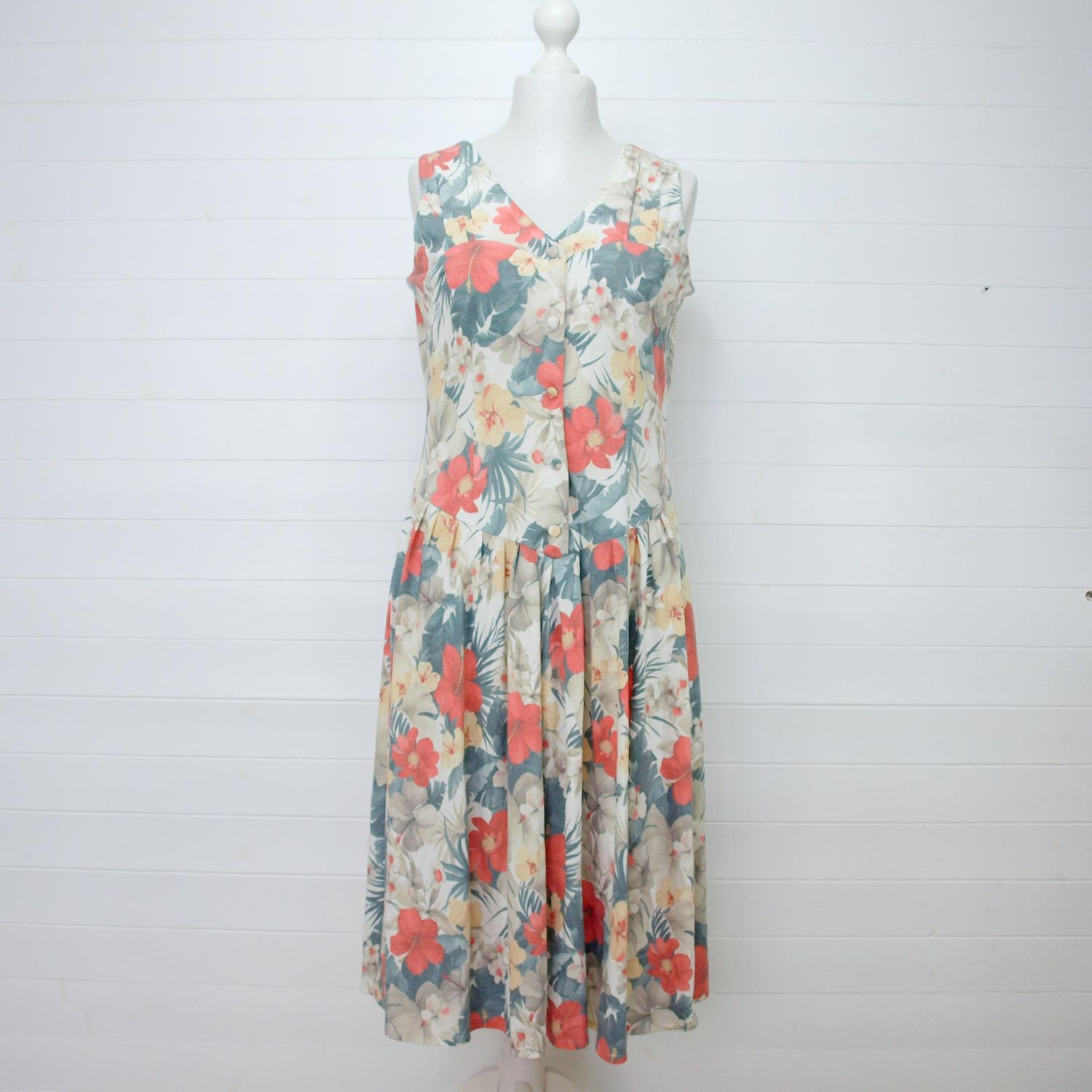 Vintage 80s Summer Hamells Dress 