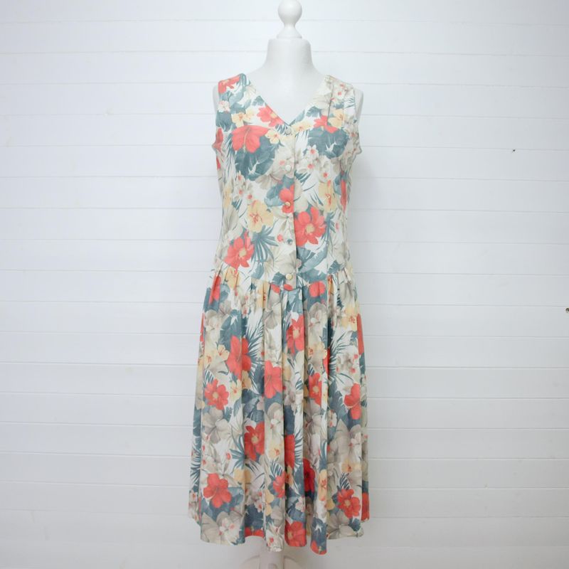 Vintage 80s Summer Hamells Dress 