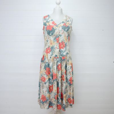 Vintage 80s Summer Hamells Dress 