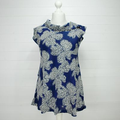 Masai Blue Viscose Tunic Blouse