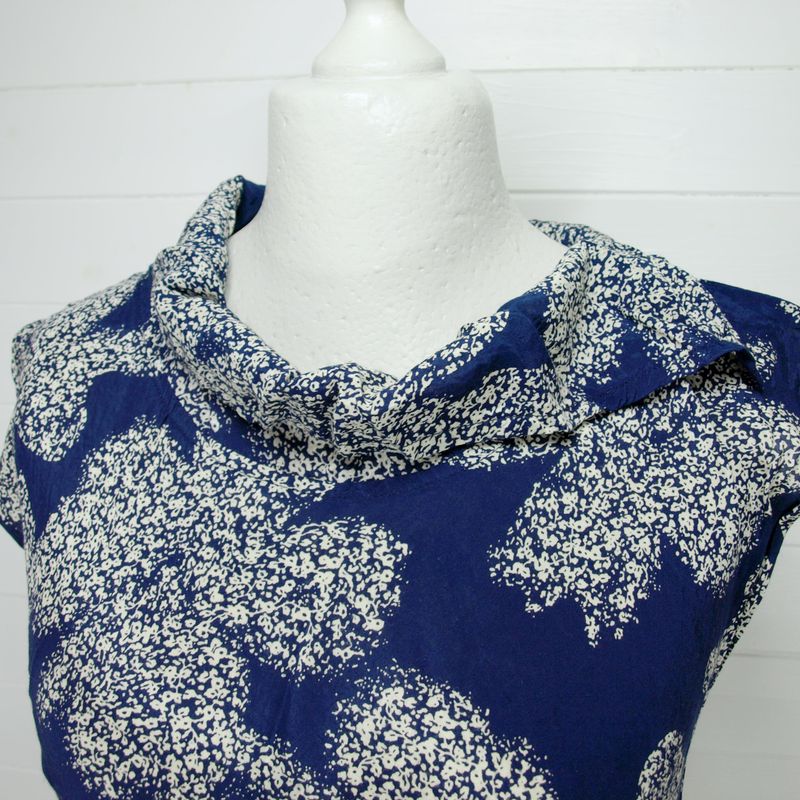 Masai Blue Viscose Tunic Blouse 12-14