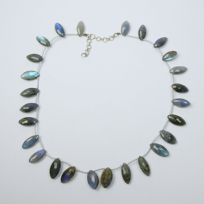 Labradorite &amp; Silver Necklace