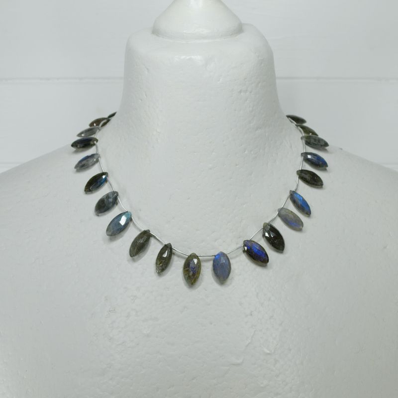 Labradorite &amp; Silver Necklace 