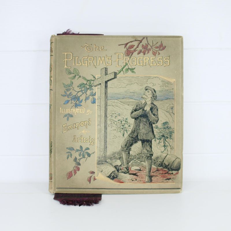 The Pilgrim's Progress Illustrated Antiquarian Book