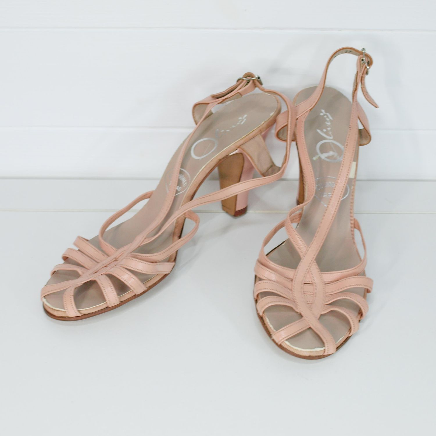 Vintage 70s High Heel Sandals