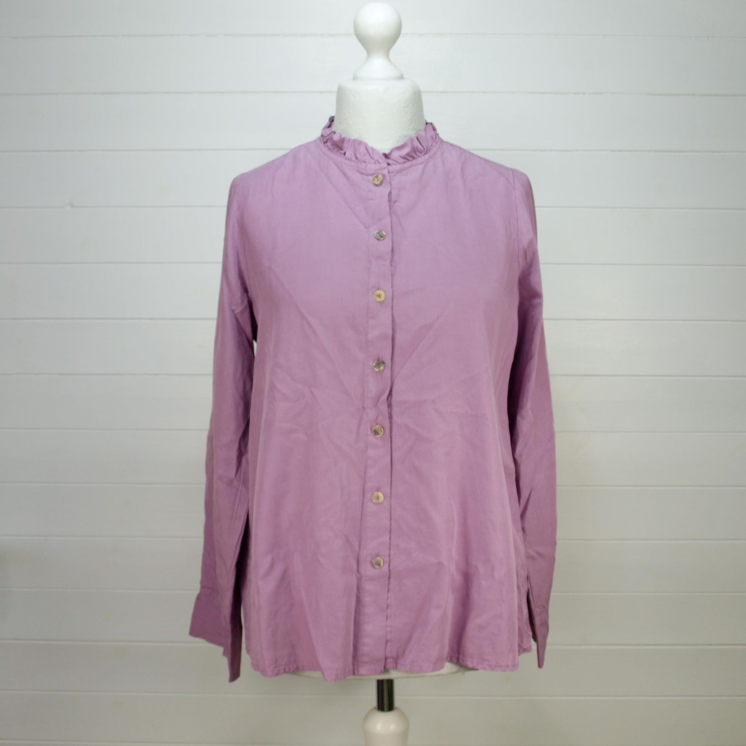 Blueberry of Italy Lilac Summer Blouse 