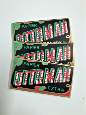 Ottoman Extra Cigarette Papers Lot Of 3 Booklets - Bonus 1 Pack for Free!
