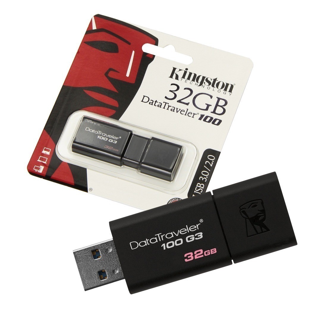 Kingston 32GB Pen Drive, 3.0, DT100