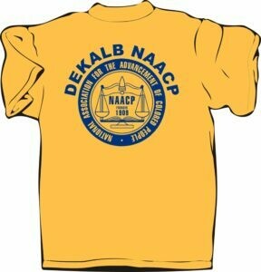 NAACP DeKalb Gold T-Shirt