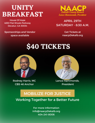 2023 Unity Breakfast Individual Tickets