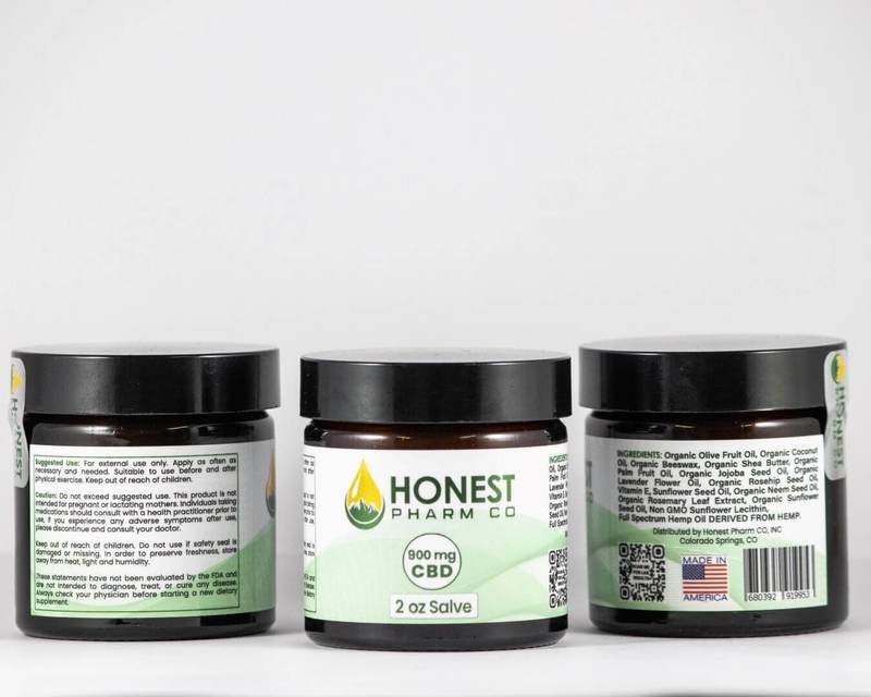 Full Spectrum CBD Salve (900mg) 2 oz.