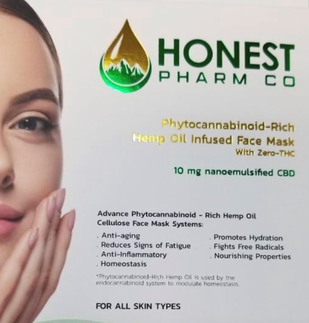 Hemp Oil Infused Face Mask (5-ct)