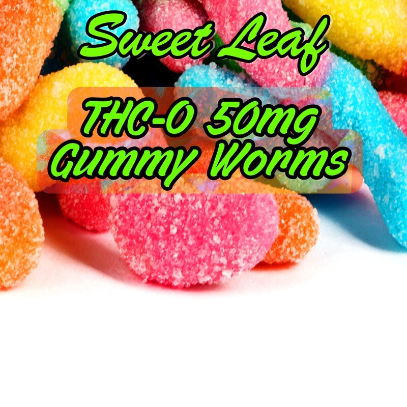 THC-0 50mg Gummy Worms