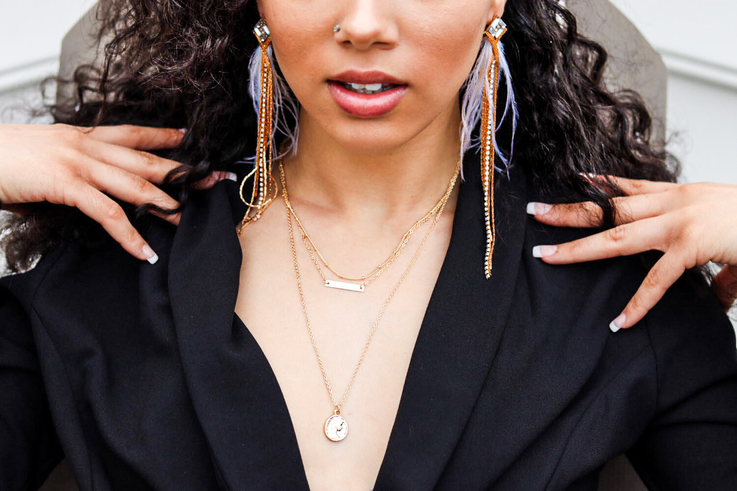 Hawkeye Drop Earrings