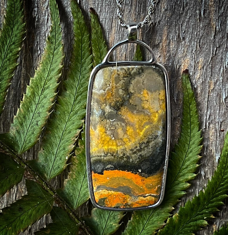 Bumblebee Jasper Pendant