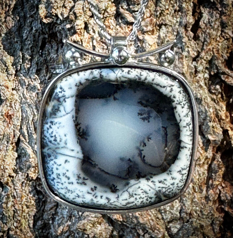 Dendritic Opal Pendant