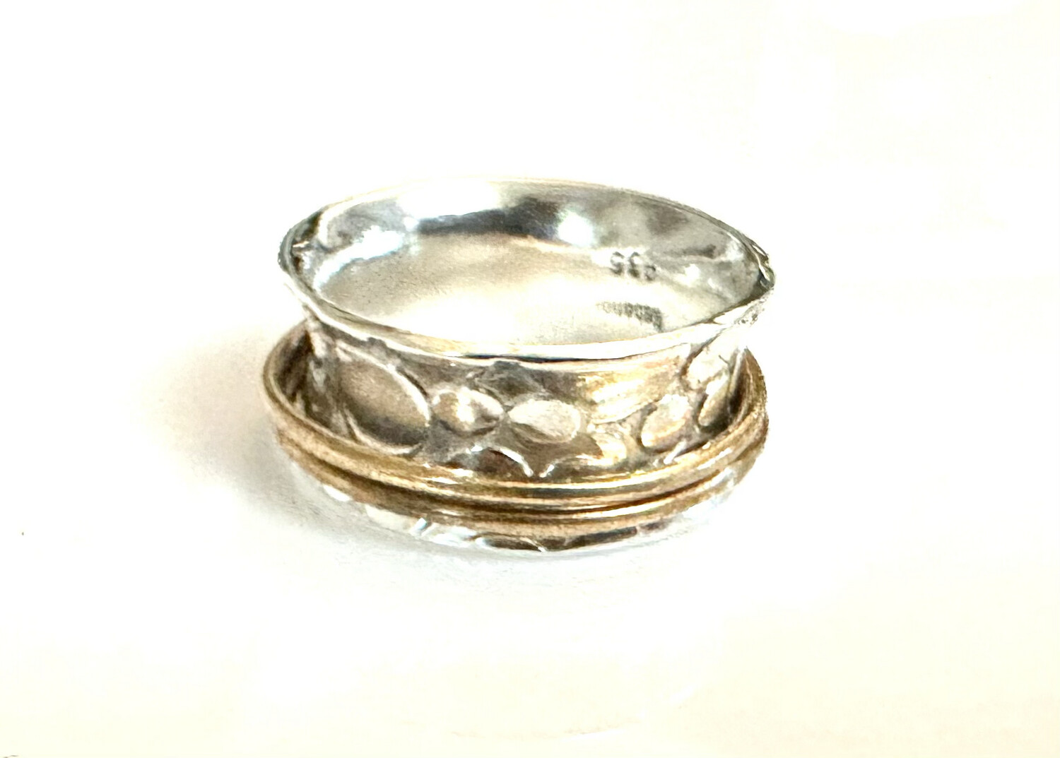Anticlastic ring With Bronze Size 7
