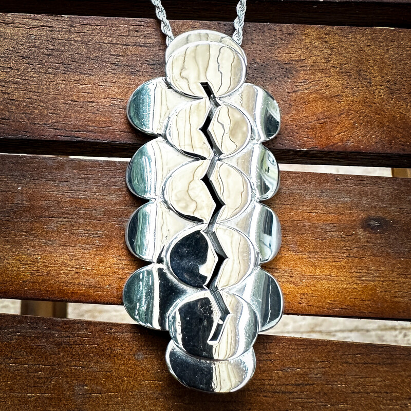 Structural Sterling Pendant