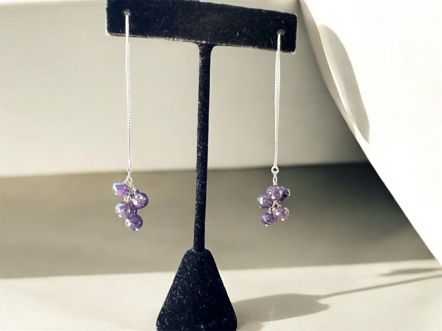 Blue Sapphire Earrings