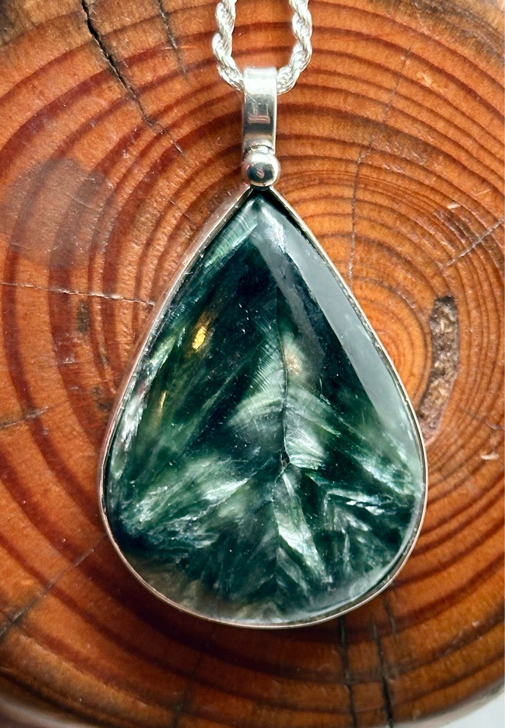Seraphinite Pendant