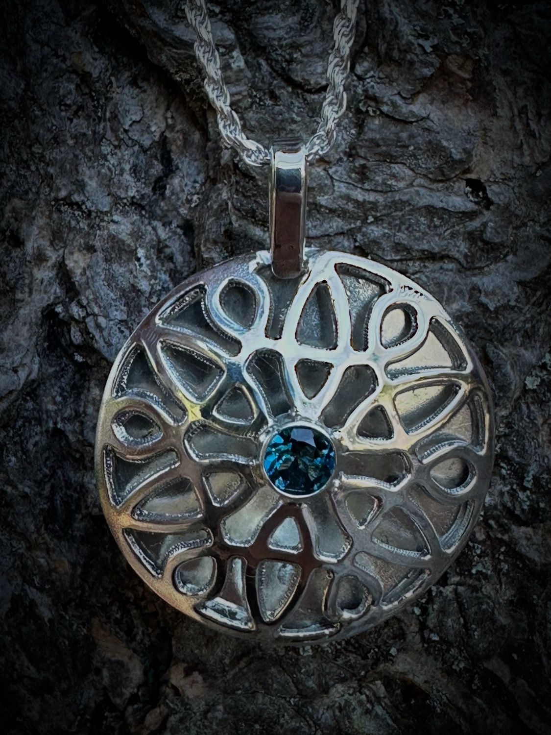 London Blue Topaz Pendant