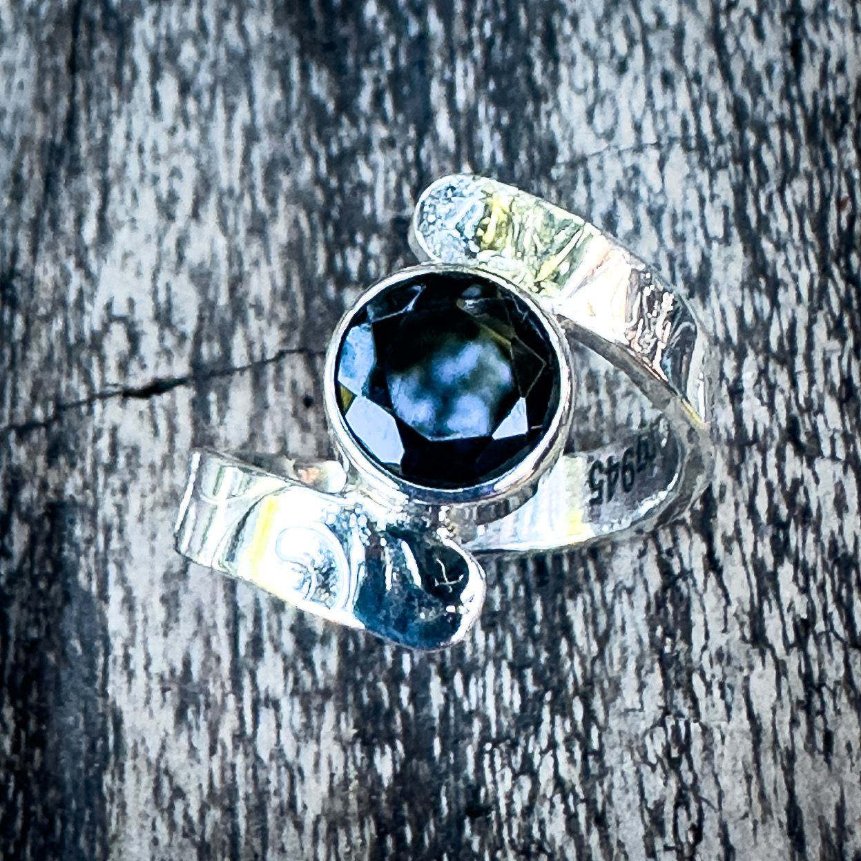 Black spinel Ring Size 6 3/4