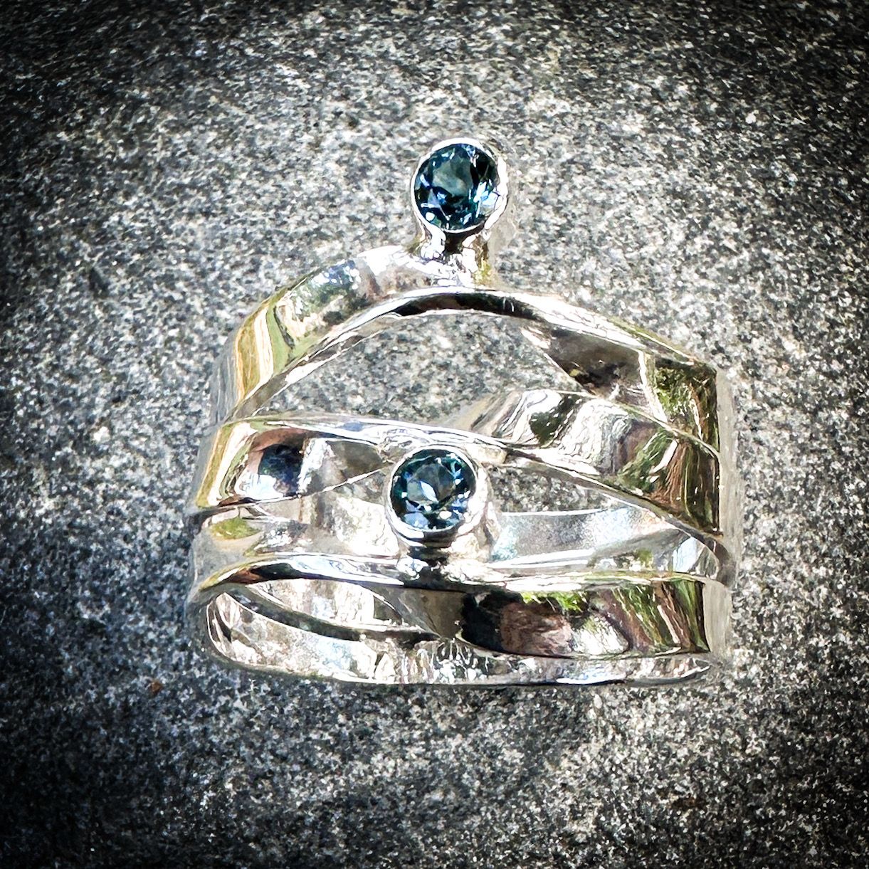 London Blue Topaz Ring size 8
