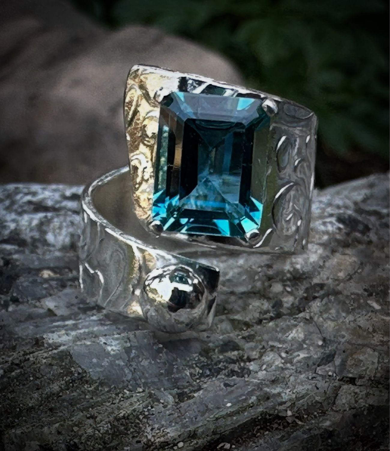 London Blue Topaz Ring