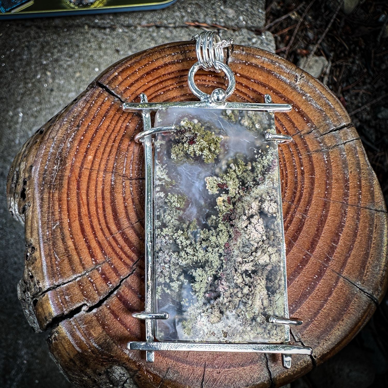 Moss Agate Pendant