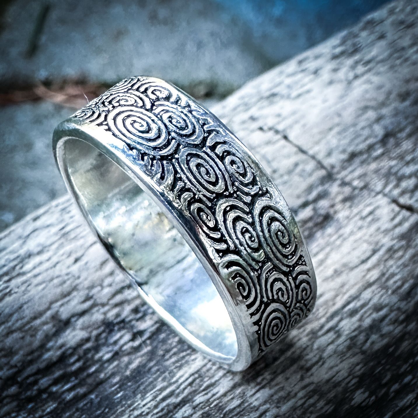 Etched Band Size 8.5