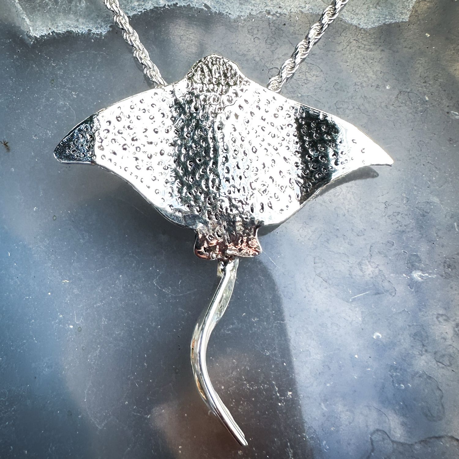 Spotted Eagle Ray Pendant