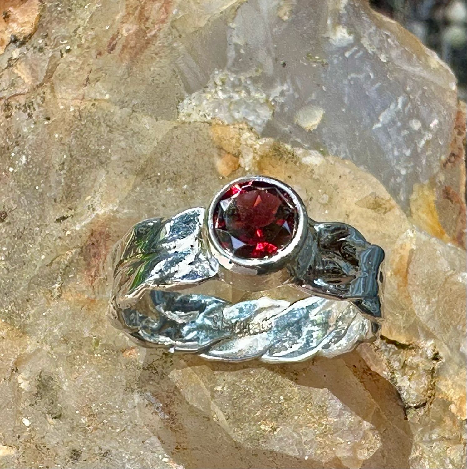Garnet ring