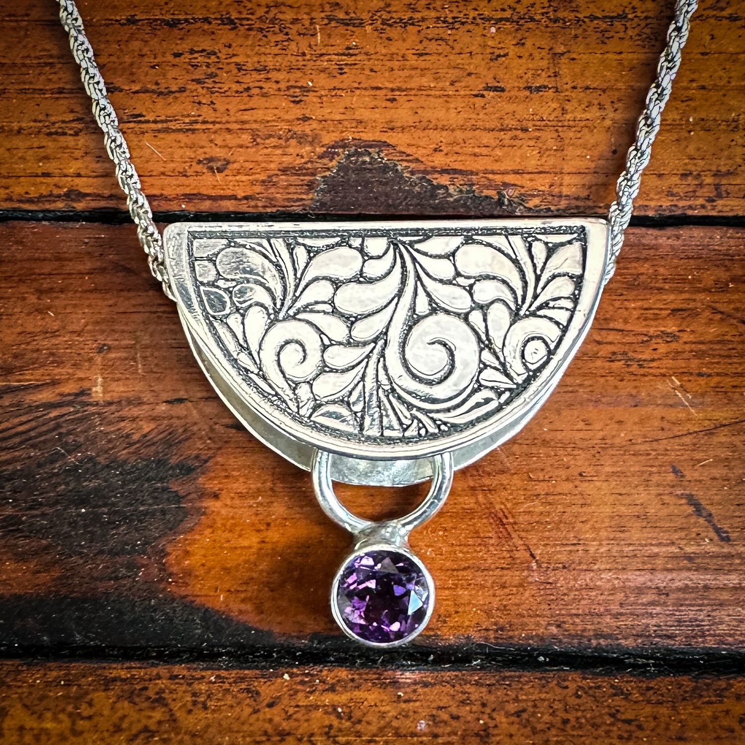 Structural Amethyst Pendant