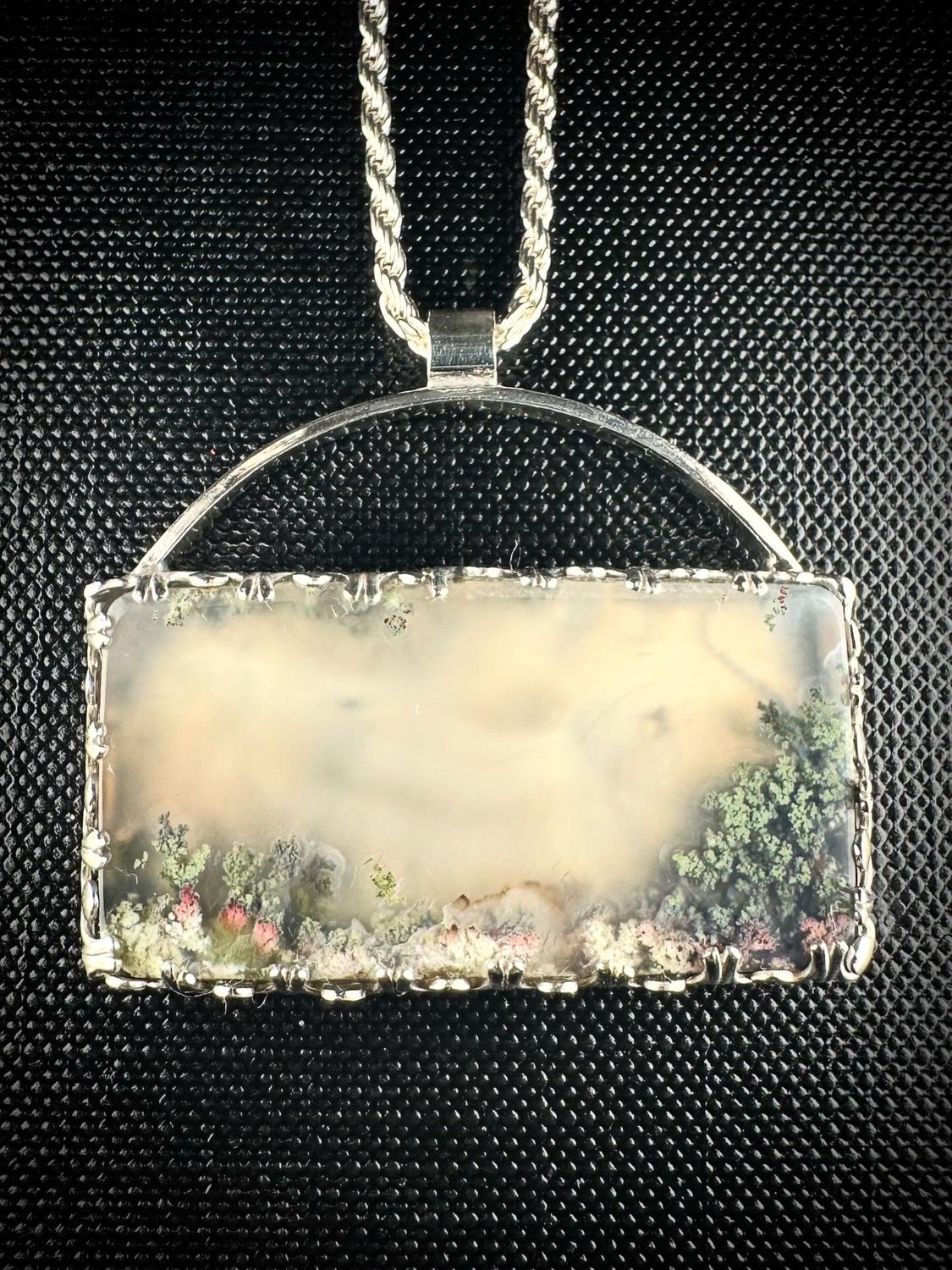 Moss Agate Pendant