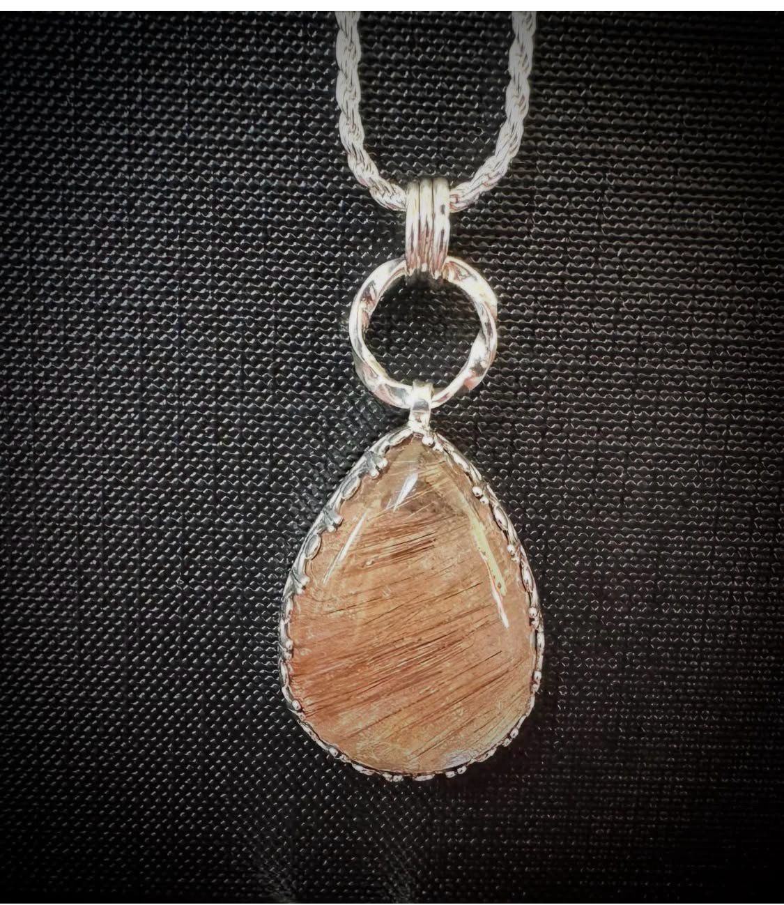 Rutilated Quartz Pendant