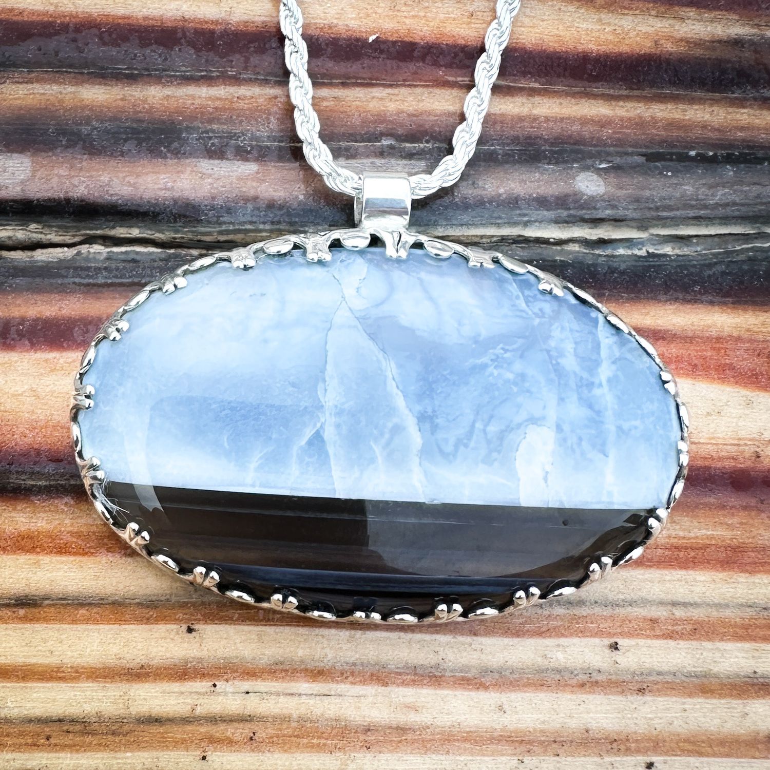 Owyhee Blue Opal Pendant