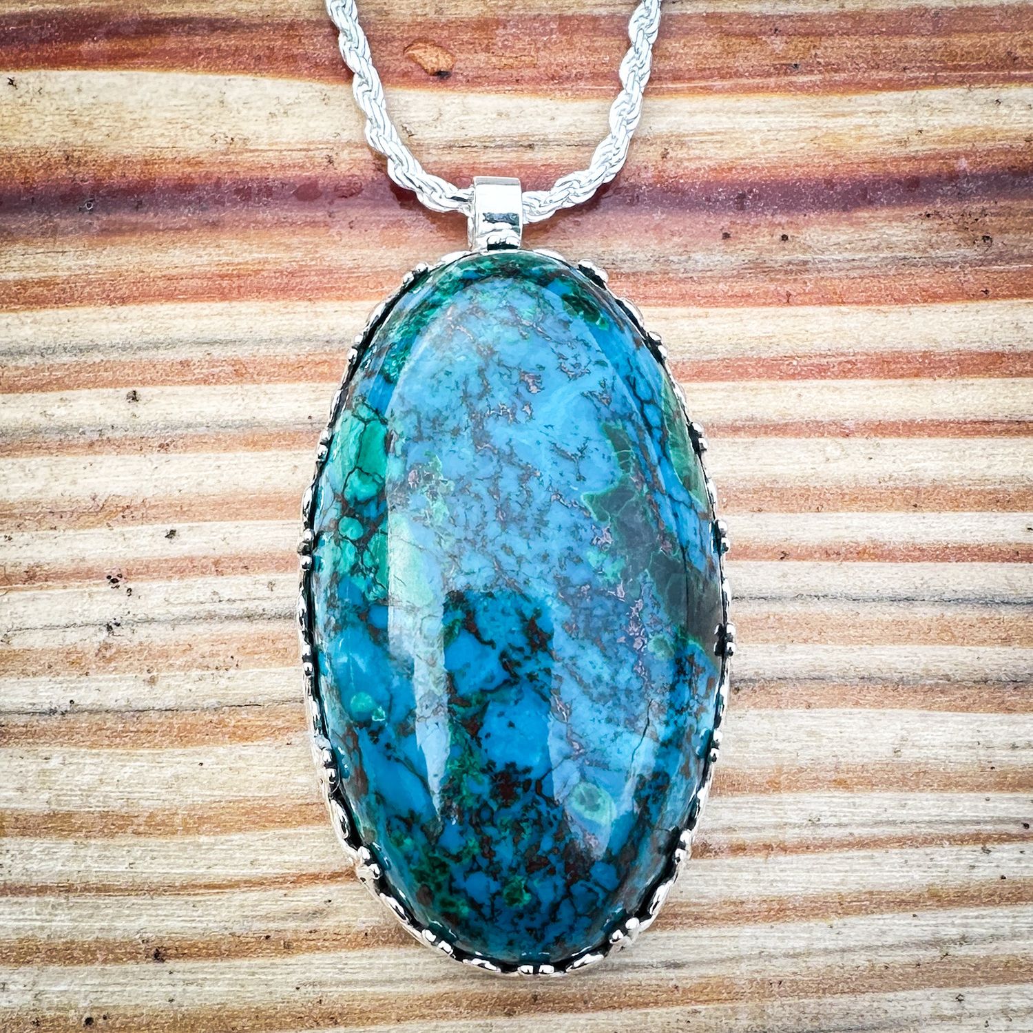 Chrysocolla Pendant