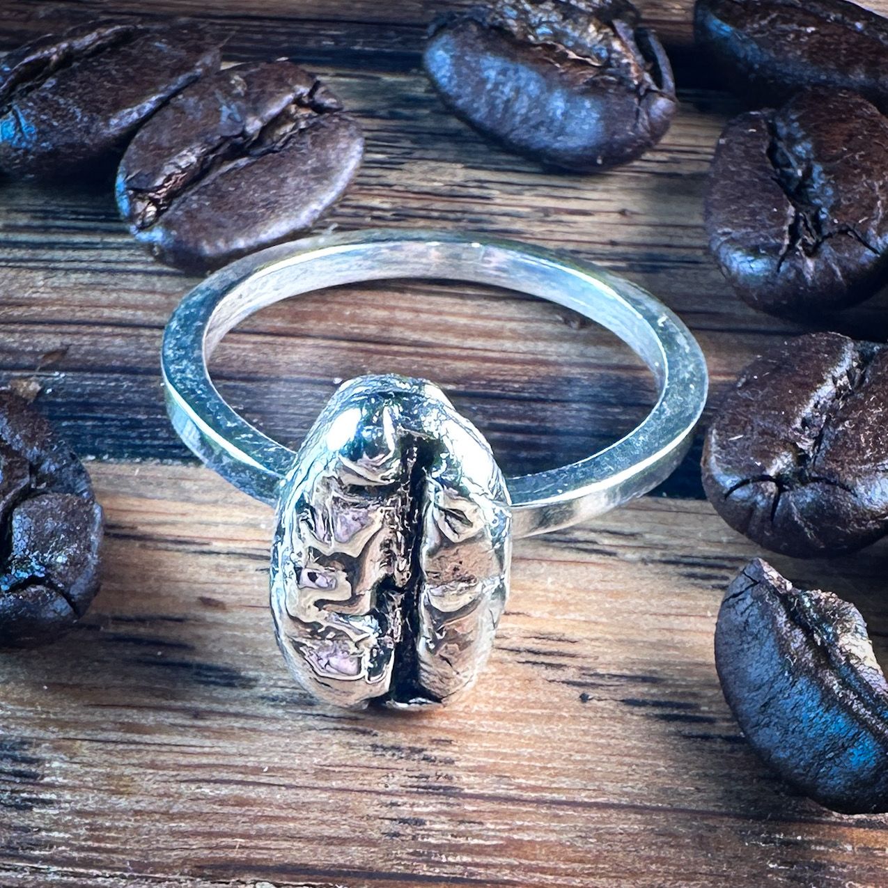 Coffee Bean Ring Size 6.5 Coffee Bean Ring Size 6.5