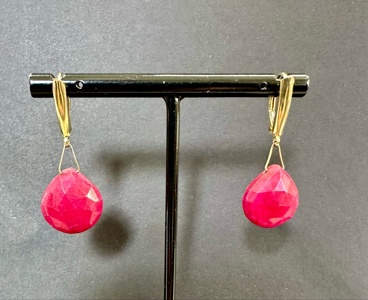 Ruby Earrings Set In 14kt Gold Ruby Earrings Set In 14kt Gold