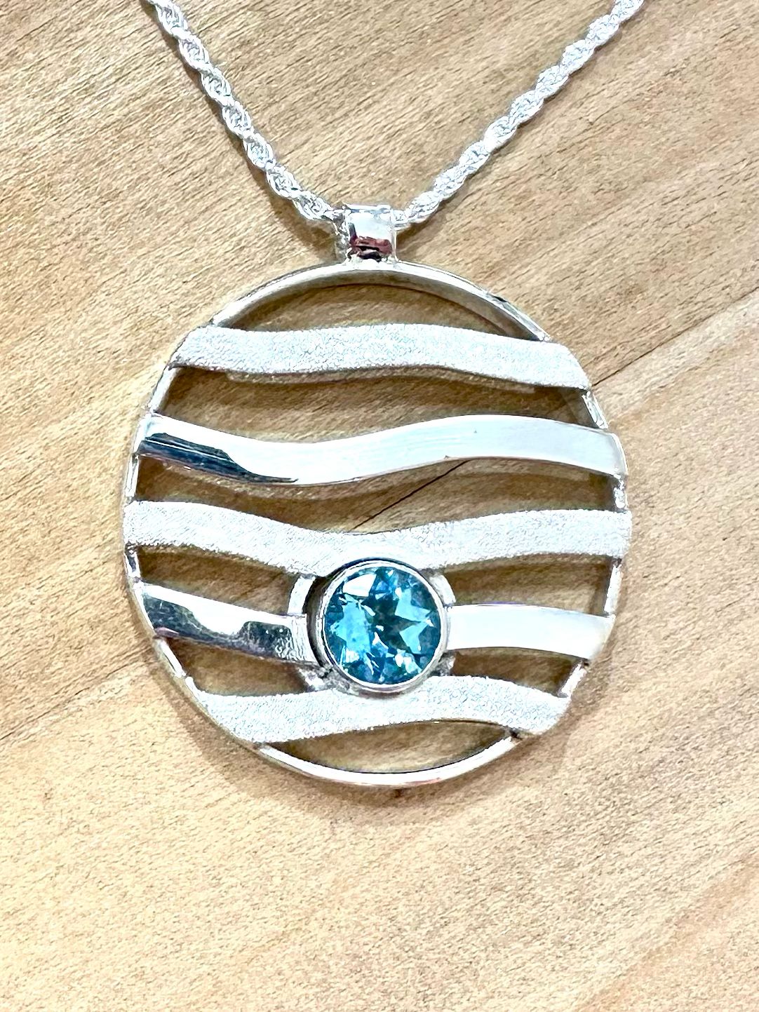 Swiss Blue Topaz Pendant Swiss Blue Topaz Pendant