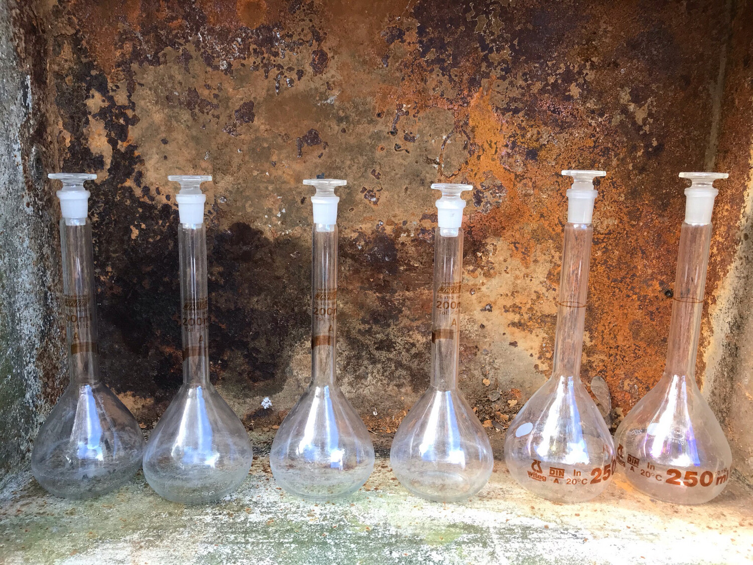 Laboratorium maatkolf glas