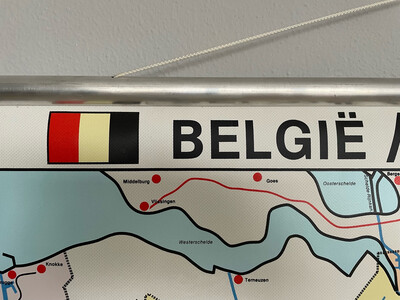 Kaart België Luxemburg