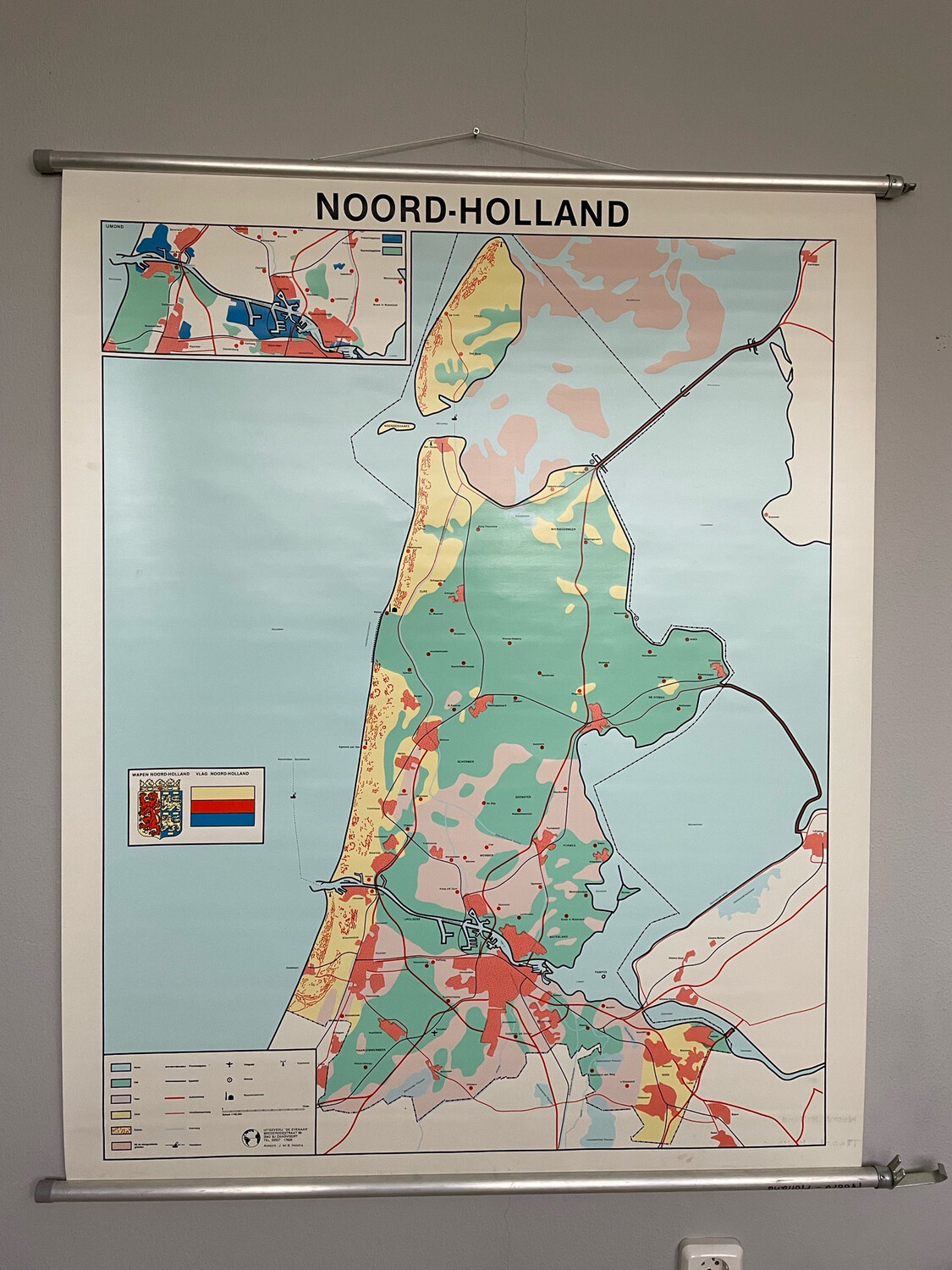 Kaart Noord Holland